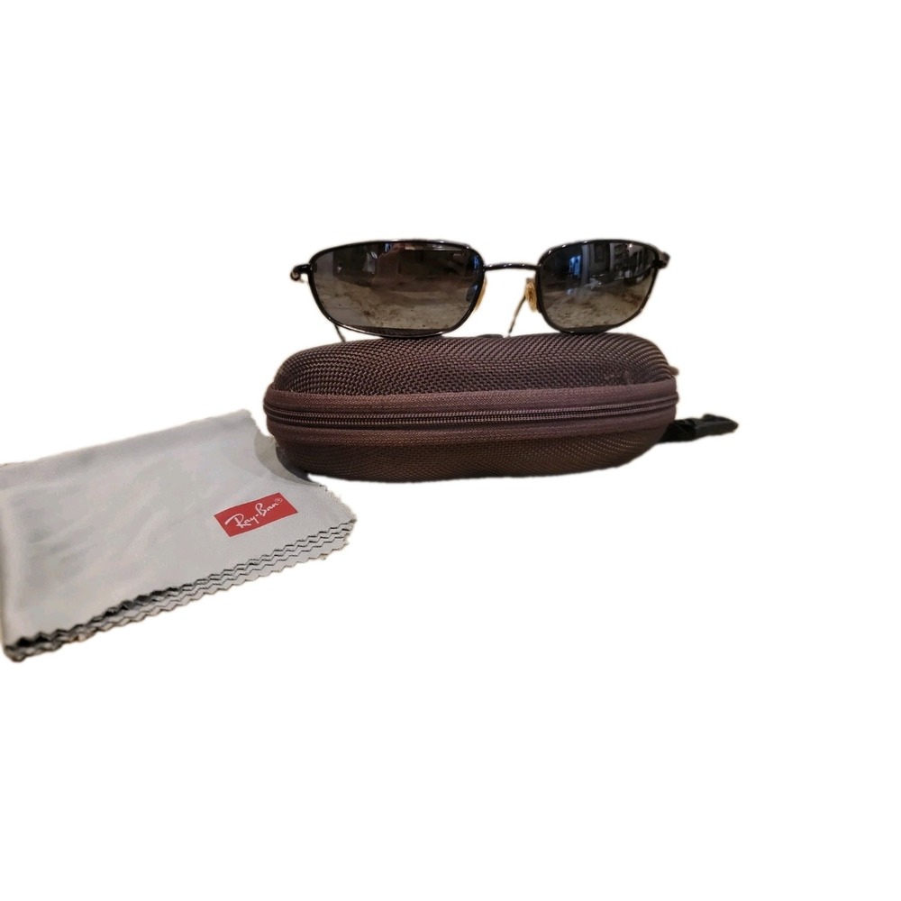 Maui Jim South Shore MJ 115-19 Bronze Polarized Sunglasses Case Cloth Vintage